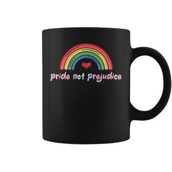 Lgbt Pride Pride Not Prejudice Coffee Mug | Mazezy