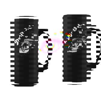 Lgbt Proud Ally With Lgbt Rainbow Eye Sf Gay Pride Month Coffee Mug | Mazezy
