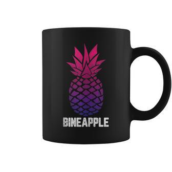 Lgbt-Q Bi-Sexual Pineapple Tropical Summer Cool Pride Gifts Coffee Mug | Mazezy
