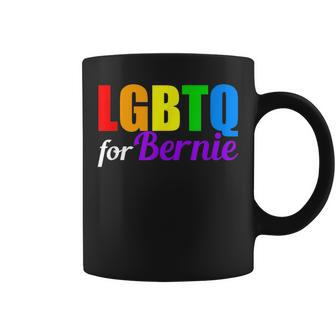 Lgbtq For Bernie Sanders 2020 Gay Pride Coffee Mug | Mazezy