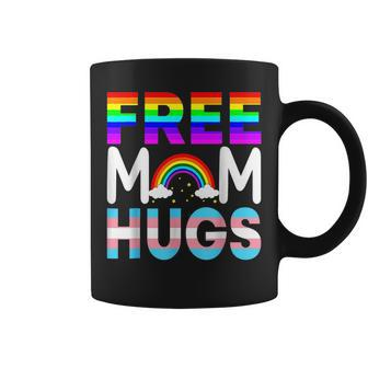 Lgbtq Free Mom Hugs Gay Pride Lgbt Rainbow Mothers Day Women Coffee Mug | Mazezy