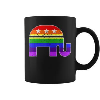 Lgbtq Gay Pride Conservative Republican Capitalist Politics Coffee Mug | Mazezy