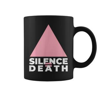 Lgbtq Gay Pride Equality Silence Death Coffee Mug | Mazezy UK