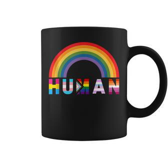 Lgbtq Pride Rainbow Human Clothing Coffee Mug - Monsterry