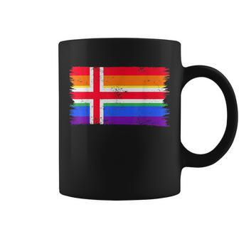 Lgbtq Rainbow Flag Of Iceland Gay Pride Coffee Mug | Mazezy