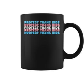 Lgbtq Transgender Pride Flag Protect Ftm Mtf Trans Kids Coffee Mug | Mazezy