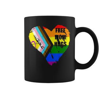 Lgbtqi Flag Free Mom Hugs Coffee Mug | Mazezy CA