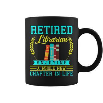 Librarian Retirement Retired Book Lover Women Coffee Mug | Mazezy