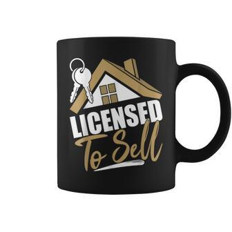 Licensed To Sell Realtor Real Estate Agent Coffee Mug | Mazezy UK