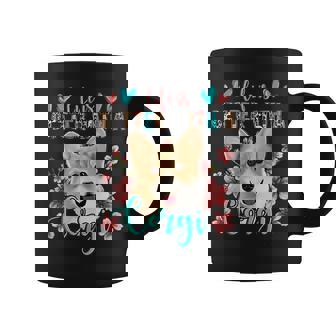 Life Is Better With A Corgi Western Leopard National Pet Day Coffee Mug | Mazezy