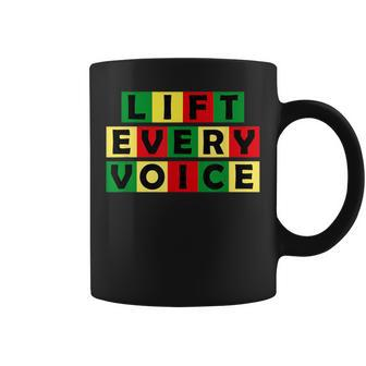 Lift Every Voice Black National Anthem Black Pride History Coffee Mug | Mazezy