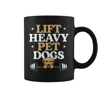Lift Heavy Pet Dogs Bodybuilding Weight Training Gym Coffee Mug - Monsterry UK