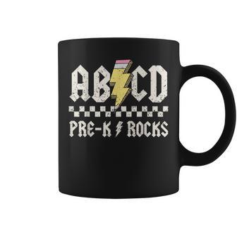 Lightning Abcd Teacher Student Pre K Rocks Back To School Coffee Mug - Thegiftio UK