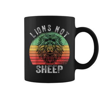 Lions Not Sheep Apparel Coffee Mug | Mazezy AU