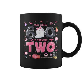 Our Little Boo Is Turning Two 2Nd Birthday Outfit Girl Coffee Mug - Thegiftio UK