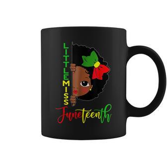 Little Miss Junenth Girl Toddler Black History Month Coffee Mug - Seseable
