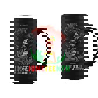 Little Miss Junenth Princess Black History Freedom Day Coffee Mug | Mazezy