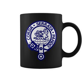 Lockhart Family Clan Name Crest Shield Coffee Mug | Mazezy