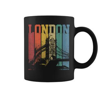 London City Tower Bridge England United Kingdom Vintage Coffee Mug | Mazezy