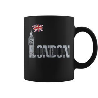 London Flag Vintage Coffee Mug | Mazezy