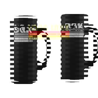 Long Lake Michigan Funny Fishing Camping Summer Gift Coffee Mug | Mazezy