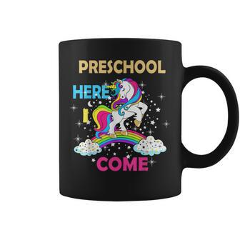 Look Out Preschool Here I Come Girl Unicorn Pre School Coffee Mug - Thegiftio UK