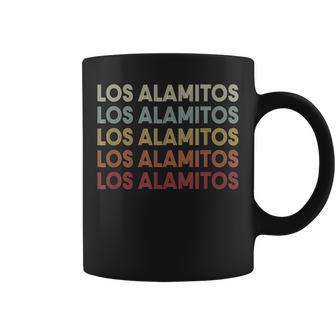 Los Alamitos California Los Alamitos Ca Retro Vintage Text Coffee Mug | Mazezy