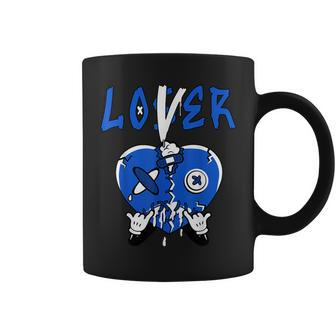 Loser Lover Heart Dripping Racer Blue 5S Matching Coffee Mug - Seseable