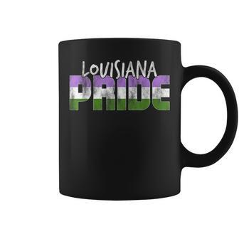 Louisiana Pride Genderqueer Flag Coffee Mug | Mazezy