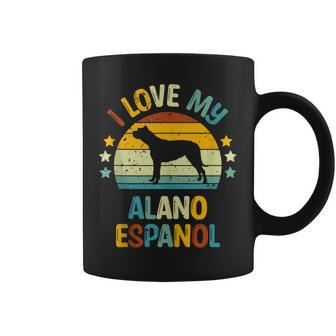 I Love My Alano Espanol Alano Espanol Men Coffee Mug | Mazezy