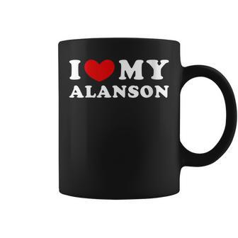I Love My Alanson I Heart My Alanson Coffee Mug | Mazezy