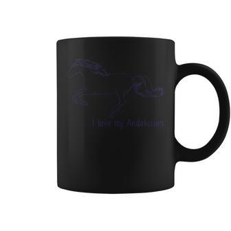 I Love My Andalusian Horse Lover Riding Dressage Coffee Mug | Mazezy