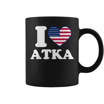 I Love Atka I Heart Atka Coffee Mug | Mazezy