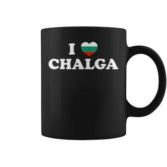 I Love Chalga Music Bulgarian Flag Bulgaria Women Coffee Mug | Mazezy UK