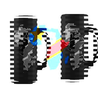 Love Democratic Republic Of Congo Drc Rdc Flag In Africa Map Coffee Mug | Mazezy