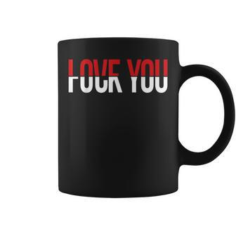 Love You Fck You Meme Coffee Mug - Seseable