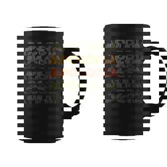 Love Heart Apolonia GrungeVintage Style Black Apolonia Coffee Mug | Mazezy