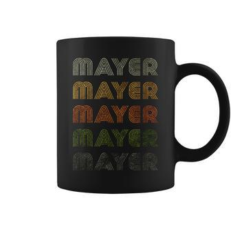 Love Heart Mayer GrungeVintage Style Black Mayer Coffee Mug - Seseable
