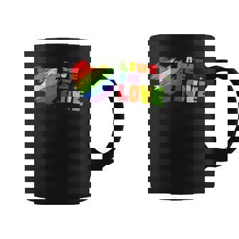 Love Is Love 2023 Heart Rainbow Lgbt Gay Lesbian Pride Coffee Mug - Thegiftio UK