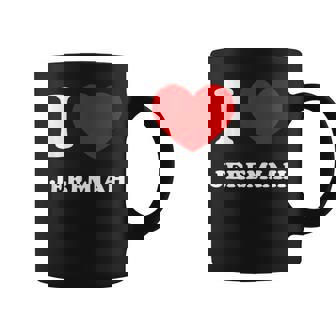 I Love Jeremiah I Heart Jeremiah First Name Jeremiah Coffee Mug - Monsterry