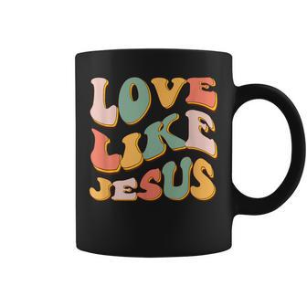 Love Like Jesus Graphic Coffee Mug - Monsterry UK