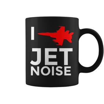 I Love Jet Noise Air Show Meme T Coffee Mug | Mazezy