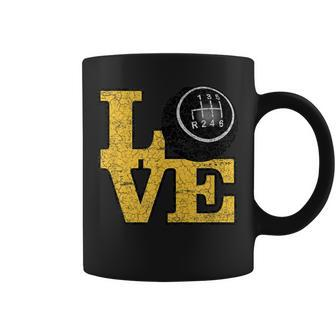 Love Manual Transmission Stick Shift Coffee Mug | Mazezy