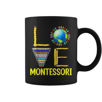 Love Montessori Teacher Montessori Education Back To School Coffee Mug | Mazezy