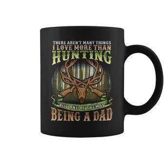 Love More Than Hunting Being A Dad Deer Hunter Father Men Coffee Mug - Thegiftio UK