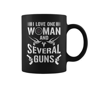 I Love One Woman And Several Guns Riffle Colt Coffee Mug | Mazezy