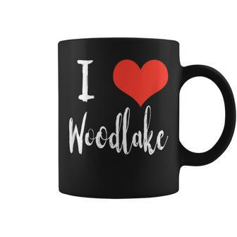 I Love Woodlake T Coffee Mug | Mazezy