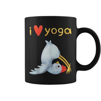 I Love Yoga Chicken Pilates Animals Lover Coffee Mug | Mazezy