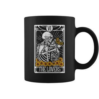 The Lovers Tarot Card Reading Witch Aesthetic Halloween Reading s Coffee Mug | Mazezy
