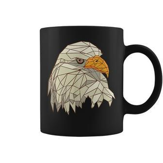 Low Poly Eagle - Freedom Pride Honor Coffee Mug | Mazezy